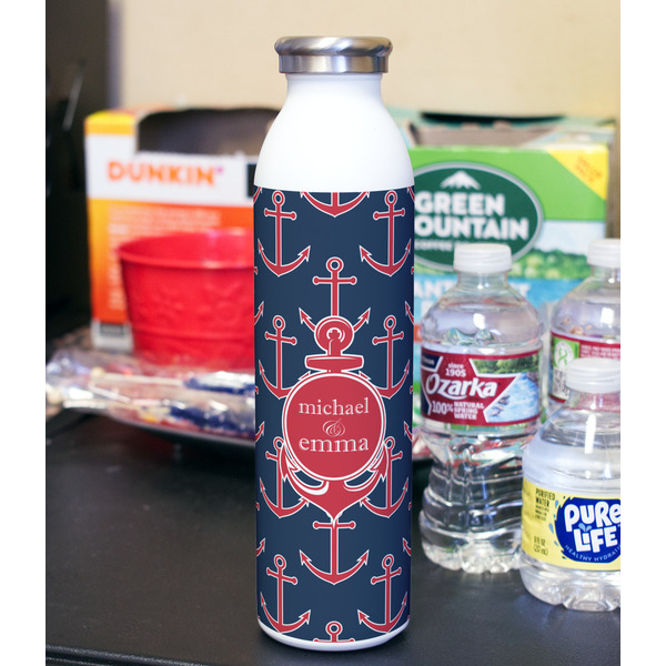 All Anchors 20oz Water Bottles - Full Print - In Context