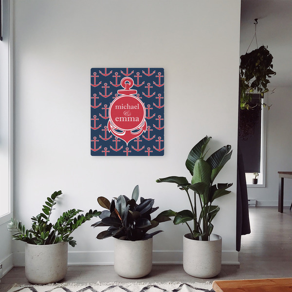 All Anchors 20x24 - Canvas Print - In Context