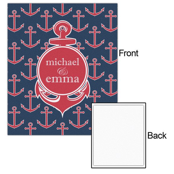 All Anchors 20x24 - Matte Poster - Front & Back