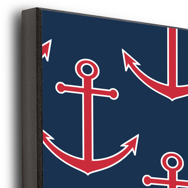 All Anchors 20x24 Wood Print - Closeup