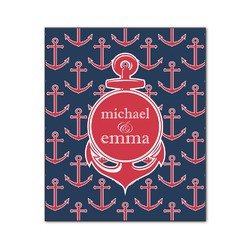 All Anchors Wood Print - 20x24 (Personalized)
