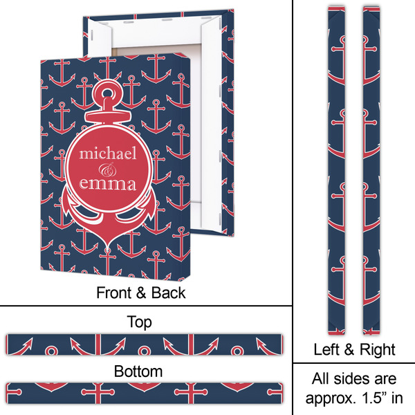 All Anchors 20x30 - Canvas Print - Approval