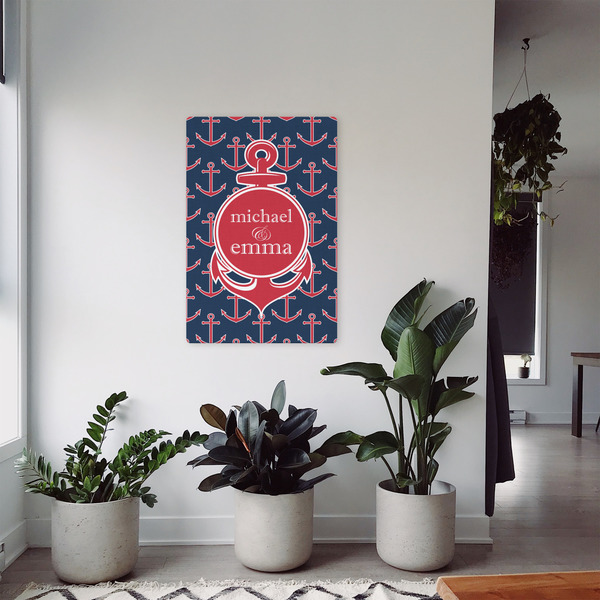 All Anchors 20x30 - Canvas Print - In Context