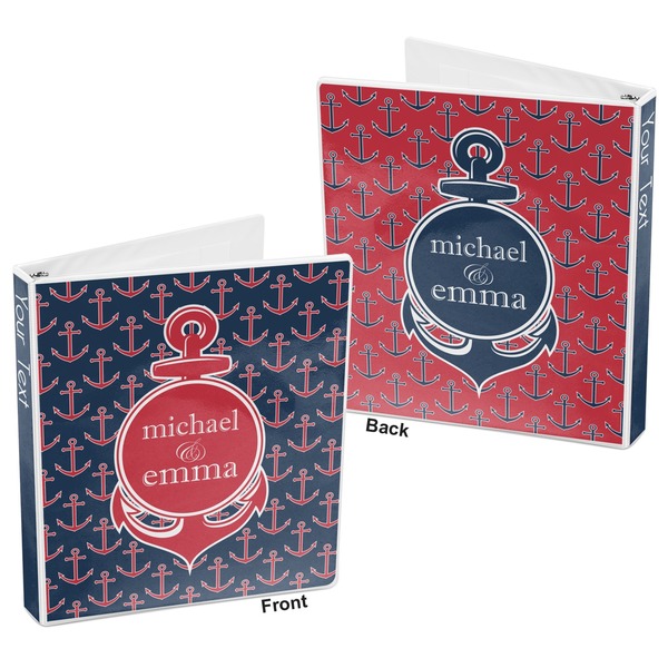All Anchors 3-Ring Binder Front and Back
