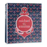 All Anchors 3-Ring Binder - 1 inch (Personalized)