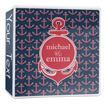 All Anchors 3-Ring Binder - 2 inch (Personalized)