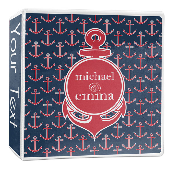 Custom All Anchors 3-Ring Binder - 2 inch (Personalized)