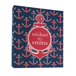 All Anchors 3 Ring Binder - Full Wrap - 1" (Personalized)