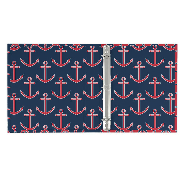 All Anchors 3 Ring Binders - Full Wrap - 1" - OPEN INSIDE