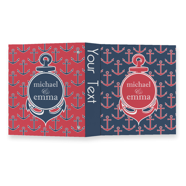 All Anchors 3 Ring Binders - Full Wrap - 1" - OPEN OUTSIDE