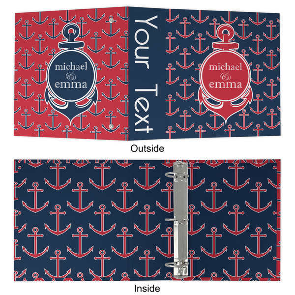 All Anchors 3 Ring Binders - Full Wrap - 2" - APPROVAL