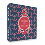 All Anchors 3 Ring Binder - Full Wrap - 2" (Personalized)