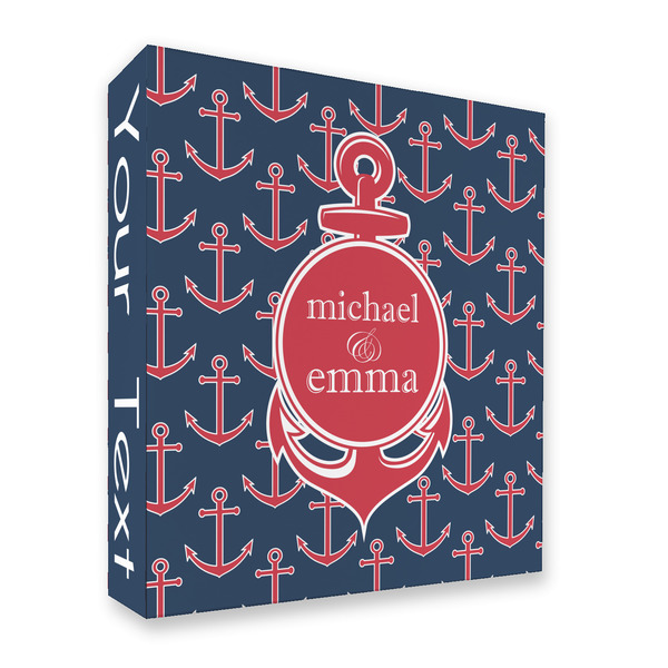All Anchors 3 Ring Binders - Full Wrap - 2" - FRONT