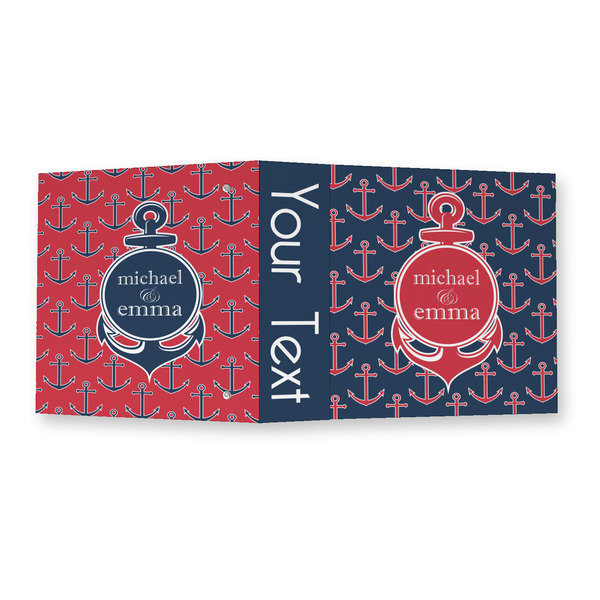 All Anchors 3 Ring Binders - Full Wrap - 2" - OPEN OUTSIDE