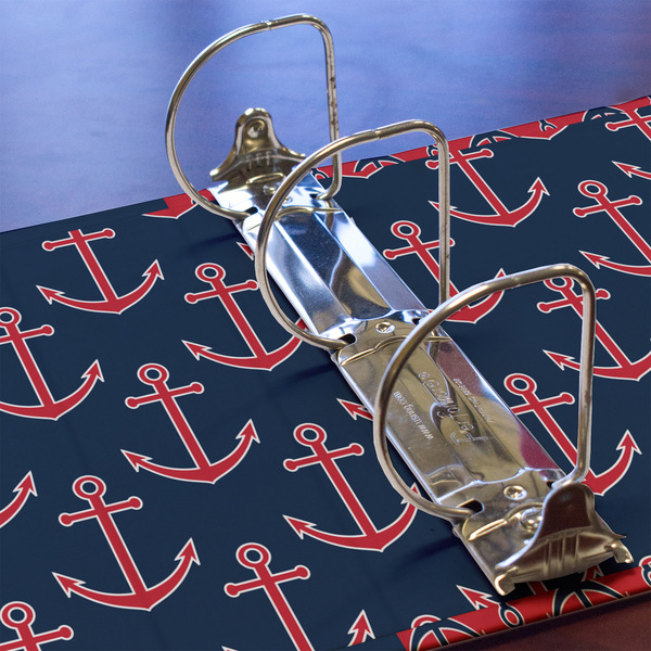 All Anchors 3 Ring Binders - Full Wrap - 3" - DETAIL