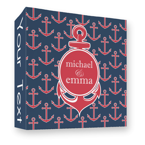 Custom All Anchors 3 Ring Binder - Full Wrap - 3" (Personalized)