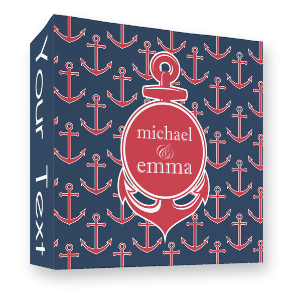 All Anchors 3 Ring Binders - Full Wrap - 3" - FRONT