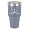 All Anchors 30 oz Stainless Steel Ringneck Tumbler - Grey - Front