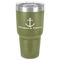 All Anchors 30 oz Stainless Steel Ringneck Tumbler - Olive - Front