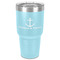 All Anchors 30 oz Stainless Steel Ringneck Tumbler - Teal - Front