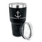 All Anchors 30 oz Stainless Steel Ringneck Tumblers - Black - LID OFF
