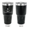 All Anchors 30 oz Stainless Steel Ringneck Tumblers - Black - Single Sided - APPROVAL