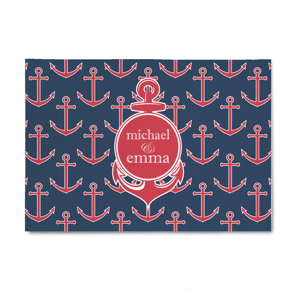 Custom All Anchors 4' x 6' Indoor Area Rug (Personalized)