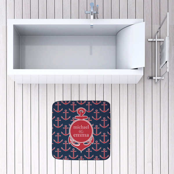 All Anchors 48x48 Foam Memory Mat - LIFESTYLE