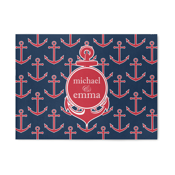Custom All Anchors 5' x 7' Indoor Area Rug (Personalized)