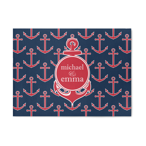 Custom All Anchors 5' x 7' Patio Rug (Personalized)