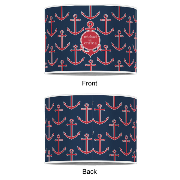 All Anchors 8" Drum Lampshade - APPROVAL (Poly Film)
