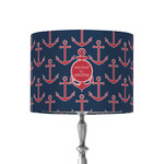 All Anchors 8" Drum Lamp Shade - Fabric (Personalized)