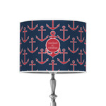 All Anchors 8" Drum Lamp Shade - Poly-film (Personalized)