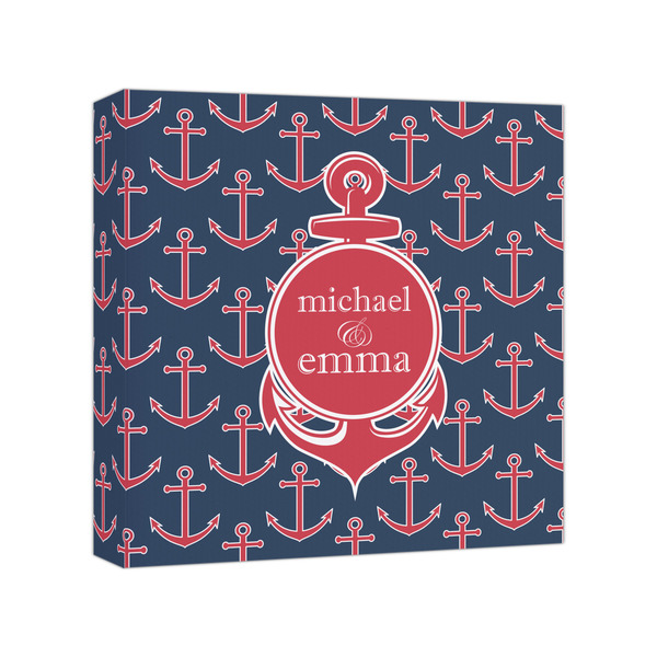 Custom All Anchors Canvas Print - 8x8 (Personalized)