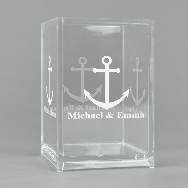 Custom All Anchors Acrylic Pen Holder (Personalized)