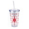 All Anchors 16oz Double Wall Acrylic Tumbler with Lid & Straw - Full Print (Personalized)