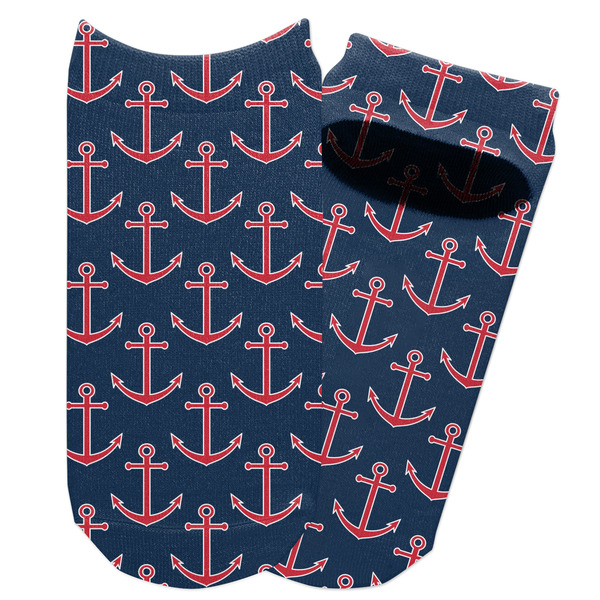 Custom All Anchors Adult Ankle Socks