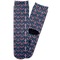 All Anchors Adult Crew Socks - Single Pair - Front and Back