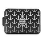 All Anchors Aluminum Baking Pan with Black Lid (Personalized)