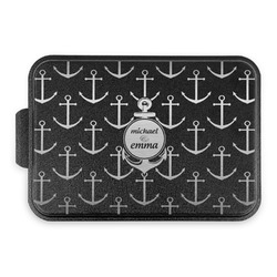 All Anchors Aluminum Baking Pan with Black Lid (Personalized)
