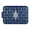 All Anchors Aluminum Baking Pan with Navy Lid (Personalized)