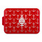 All Anchors Aluminum Baking Pan - Red Lid - FRONT