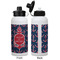 All Anchors Aluminum Water Bottle - White APPROVAL