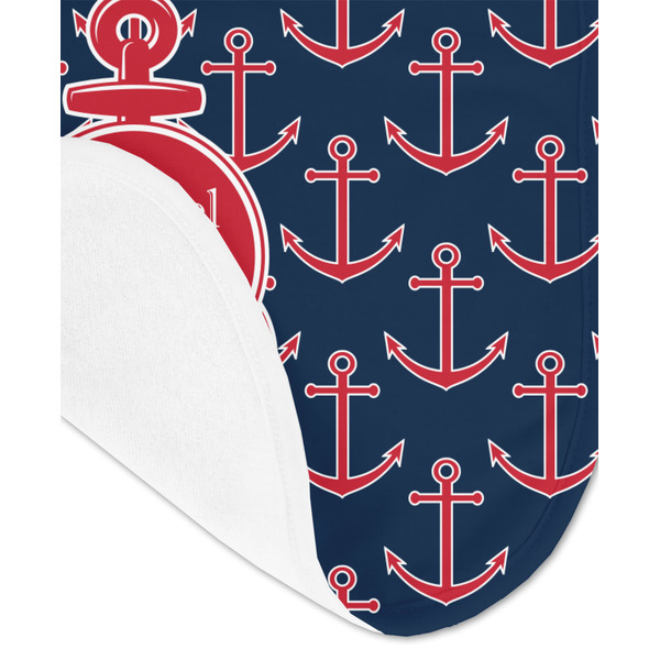 All Anchors Baby Bib - AFT detail