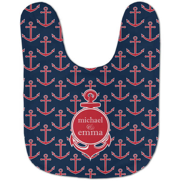 All Anchors Baby Bib - AFT flat
