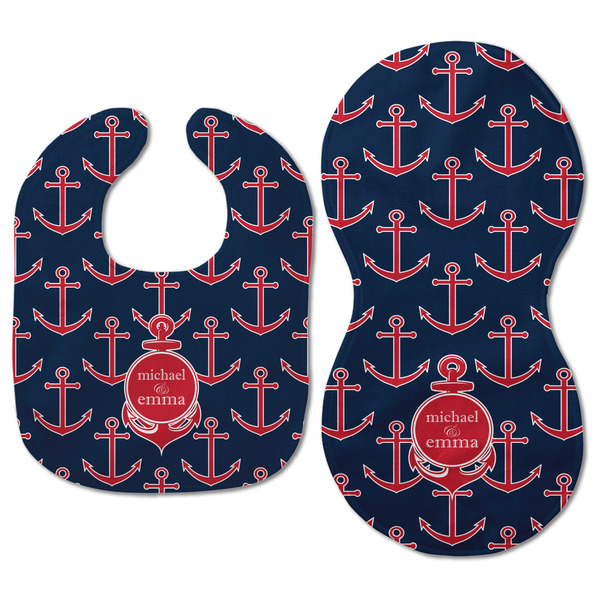 All Anchors Baby Bib & Burp Set - Approval (new bib & burp)