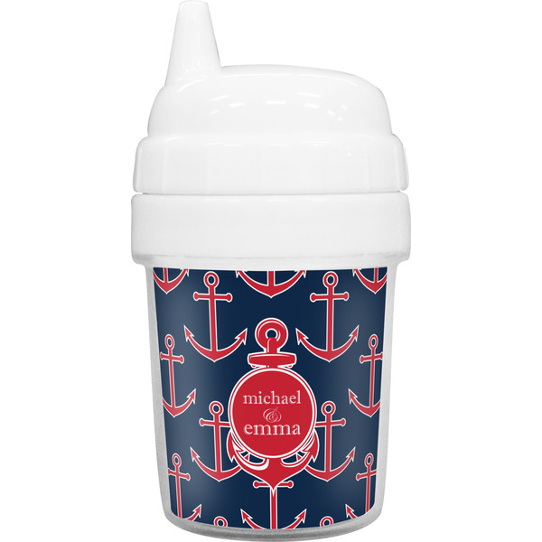 Custom All Anchors Baby Sippy Cup (Personalized)