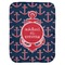 All Anchors Baby Swaddling Blanket - Flat