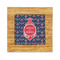 All Anchors Bamboo Trivet with 6" Tile - FRONT