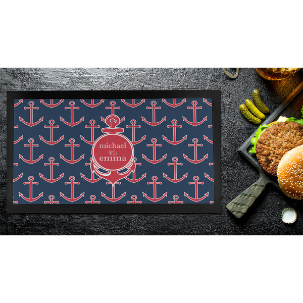 All Anchors Bar Mat - Small - LIFESTYLE
